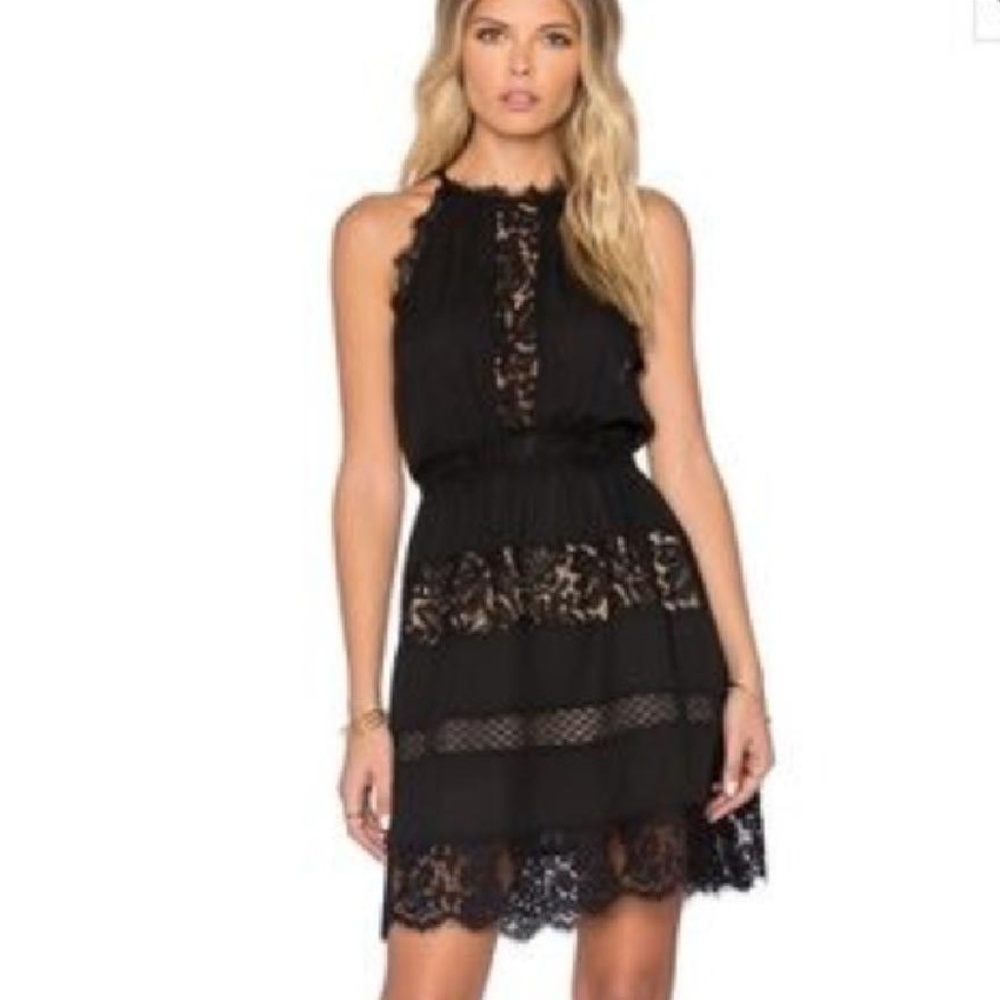 Heartloom Black Lace Dress XS